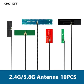 10 шт./Лот 2.4G 5.8G XHCIOT Печатная Антенна FPC Антенна Гибкая Сгибаемая IPX Встроенная Антенна Серии 2.4GAntenna Для Беспроводного модуля