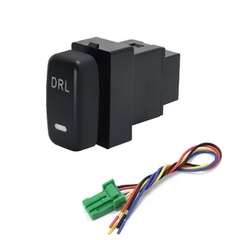 1шт LED DRL Аккумуляторный блок питания Кнопка Включения вентилятора Рулевого Колеса Для Mitsubishi Pajero sport