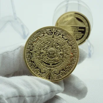 2020 1 шт./лот Календарь Майя Цивилизация Ацтеков Лидер Продаж Коллекция Майя Американская Сувенирная Монета