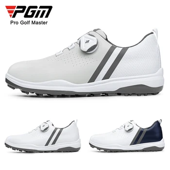 2024 PGM XZ223 Новая Женская обувь для гольфа Мужская обувь Противоскользящая Спортивная обувь с шипами Водонепроницаемая Женская обувь для гольфа