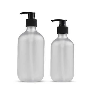 300 мл / 500 мл Бутылка шампуня для ванной, геля для душа, пластиковый дозатор для мыла многоразового использования D0UE