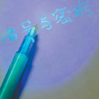 4ШТ Ручка с невидимыми чернилами Забавная красочная ручка для граффити со скрытыми словами, подходящая для художественных наскальных рисунков и пасхальных яиц