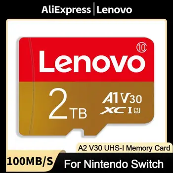 Lenovo A2 Micro TF SD-Карта A1 U3 Передача Данных Со скоростью до 200 Мбит/с Карта памяти Класса 10 SD/TF Карта 2 ТБ Флэш-Карта Для Nintendo Switch Новая