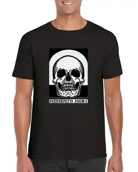 Memento Mori Классическая футболка унисекс с воротником-стойкой в подарок Великобритания и США