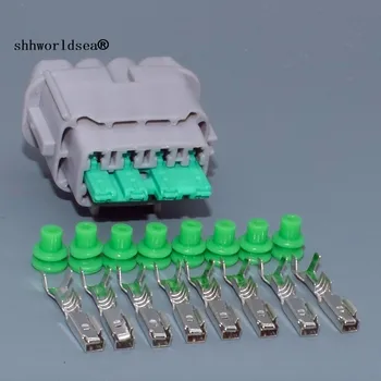 Shhworldsea 2/100 комплектов 8-контактных 6185-1179 автомобильных водонепроницаемых автомобильных разъемов, разъем для подключения кабеля к бамперу автомобиля