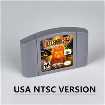 Turok 3 - Shadow of Oblivion для Ретро 64-битного Игрового Картриджа Американской версии формата NTSC для Подарочных игр