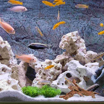 Аквариум с мертвой древесиной, аквариум с пейзажем из мертвой древесины, деревянный орнамент произвольной формы (20-25 см)