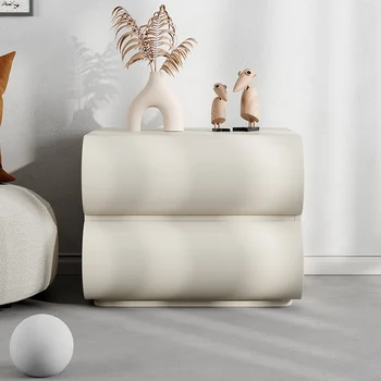 Белые Прикроватные тумбочки для спальни в скандинавском стиле, современные прикроватные тумбочки класса Люкс, Небольшие выдвижные ящики, Домашняя мебель для дома