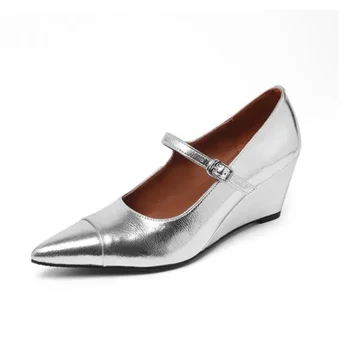 Весенне-осенние новинки 2023 года, туфли Мэри Джейн По в стиле ретро с острым носком, профессиональные женские туфли на высоком каблуке для банкета
