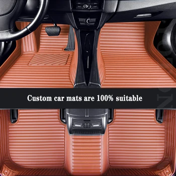 Высококачественный Водонепроницаемый Кожаный автомобильный коврик на заказ 100% для Chrysler All Medels 300c 300 300m Автоаксессуары для стайлинга автомобилей
