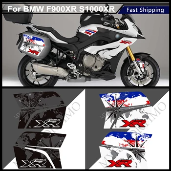 Для BMW F900XR S1000XR 900 S 1000 XR 2016 - 2020 2021 2022 Накладка на бак мотоцикла Багажник Багажные чехлы Корзины Наклейки Отличительные знаки