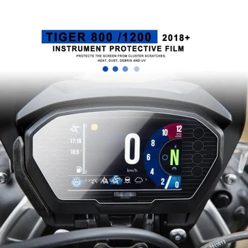 Для Tiger 800 1200 2018 + Street Triple R RS Мотоцикл Scratch Cluster Экран Приборной Панели Защитная Инструментальная Пленка