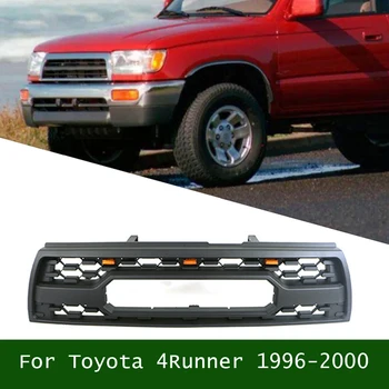Для Toyota 4Runner 1996-2000 Автомобильные аксессуары Подтяжка лица Сетчатые накладки на передний бампер Крышка маска гриль Гоночные решетки со светодиодной решеткой Подходят