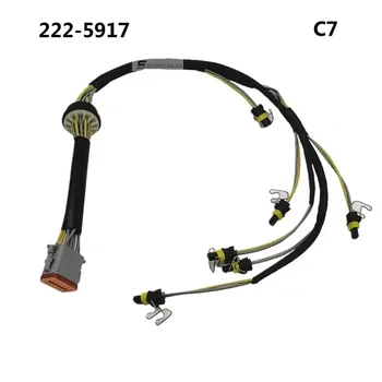 Для деталей экскаватора Caterpillar C/AT Двигатель E324D E325D C7 Высококачественная форсунка Жгут проводов 222-5917