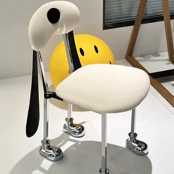 Домашний обеденный стул для собак в стиле Ins, Скандинавский минималистичный Дизайнерский Креативный детский стул для гостиной, стул для отдыха 2023 Макияж