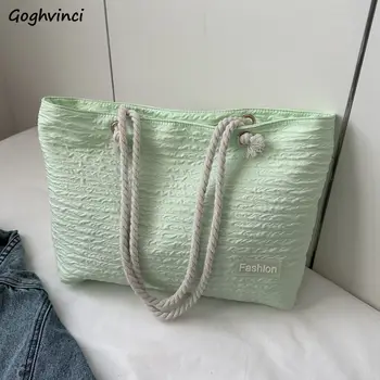 Женская сумка Mori-girl Ins в корейском стиле, легкая, большая вместимость, универсальные сумки для покупок, сумка для пригородных поездок, милая