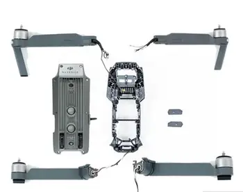 Запчасти для ремонта ножек дрона DJI Mavic Pro для моторного рычага и корпуса Bady (Нижняя, средняя и верхняя части корпуса)