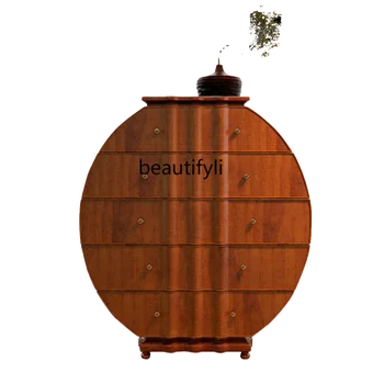 Легкий Роскошный Персонализированный комод с художественным оформлением гостиной, шкафчик для хранения в современном минималистичном стиле в спальне, Комод для хранения ящиков