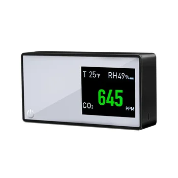 Монитор качества воздуха, многофункциональный детектор углекислого газа 3 в 1, CO2-монитор для внутреннего офиса RV