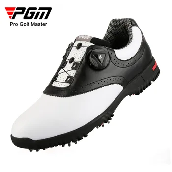 Мужская обувь для гольфа PGM Водонепроницаемая спортивная обувь с вращающимися пряжками Противоскользящие кроссовки Многофункциональные кроссовки для гольфа новые