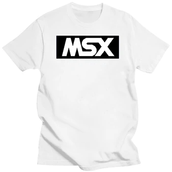 Мужская футболка MSX, футболки для загрузки компьютера, женская футболка