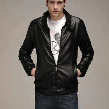 Мужские куртки из искусственной кожи, мужская куртка, высококачественные классические мотоциклетные ковбойские куртки, мужские плюс толстые пальто S-5XL
