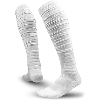 Новые велосипедные чулки Противоскользящие утолщенные дышащие футбольные носки Мужские женские спортивные носки для бега на открытом воздухе Баскетбольные носки