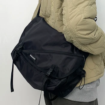 Сумка-мессенджер, мужская сумка через плечо, сумка-мессенджер большой емкости, женский рюкзак, повседневная сумка через плечо, модная мужская сумка
