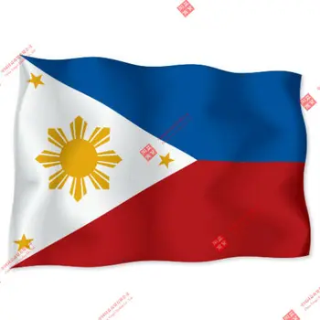 Флаг Филиппин Наклейка На Бампер Автомобиля С Наклейкой на Гоночные Наклейки