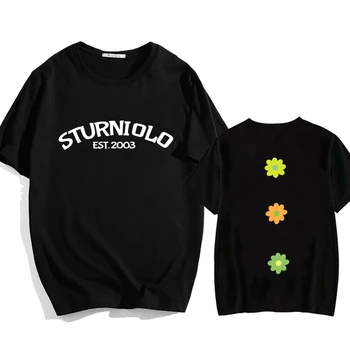 Футболка Sturniolo Triplets Let's Trip из 100% хлопка, Высококачественные Мужские футболки, Повседневная Летняя футболка с коротким рукавом и круглым вырезом Harajuku