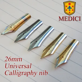 универсальная 26 мм авторучка с позолоченным наконечником, заменяющая наконечник пера иридиевой каллиграфией для medici 200 pimio 912 916 918 b